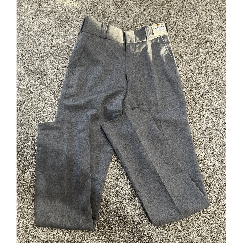 Law Pro Quartermaster 28x38 Fine Line Uniform Trouser Gray Men's Hemmed